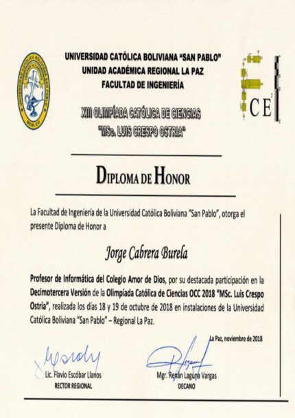 Buy Degree From the Universidad Católica Boliviana