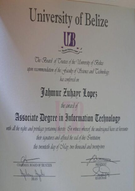 Buy Degree From the University of Belize