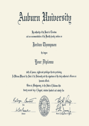 Buy college degree from The Auburn University