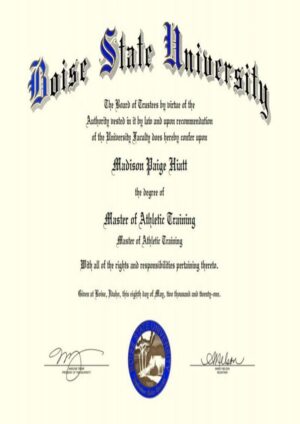 Buy college degree from The Boise State University