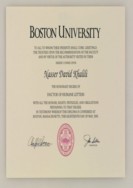 Buy college degree from The Boston College