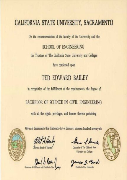 Buy college degree from The California State University, Sacramento