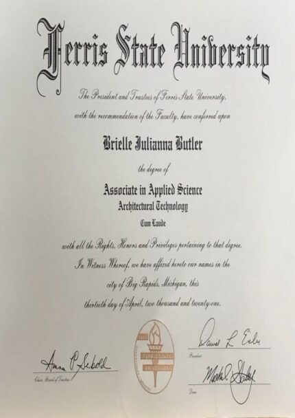 Buy college degree from The Ferris State University