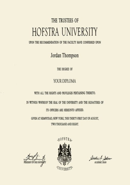 Buy college degree from The Hofstra University