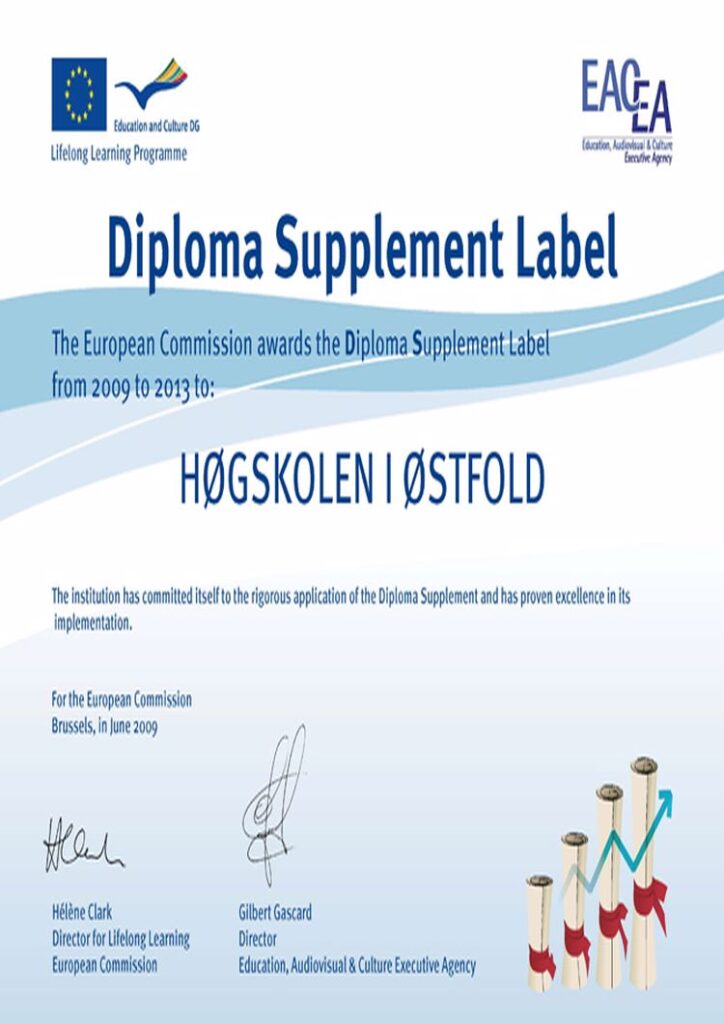 Buy college degree from The Høgskolen i Østfold