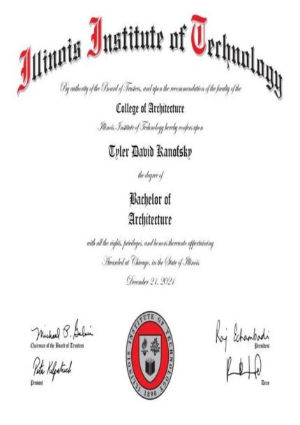 Buy college degree from The Illinois Institute of Technology