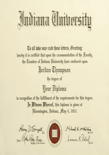 Buy college degree from The Indiana University - Purdue University Indianapolis