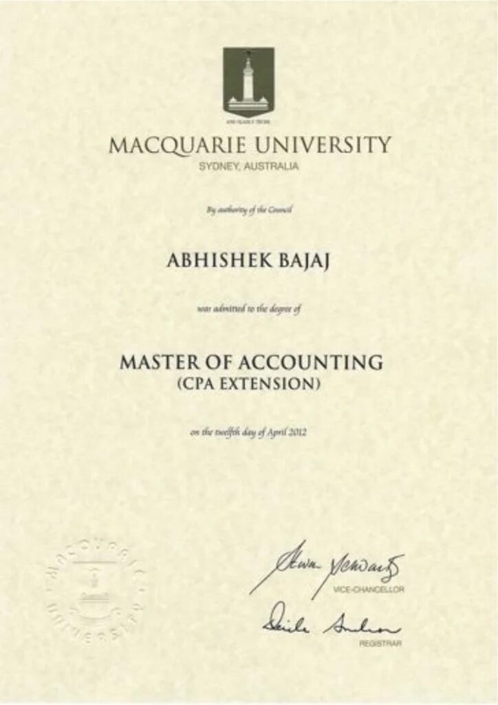 Buy college degree from the Macquarie University
