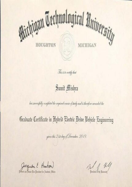 Buy college degree from The Michigan Technological University