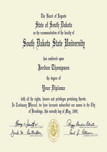 Buy college degree from The North Dakota State University