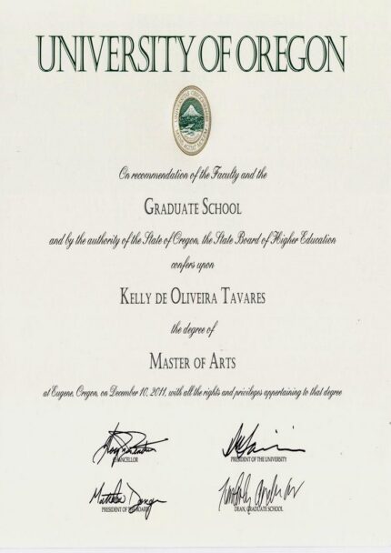 Buy college degree from The Oregon Health & Science University