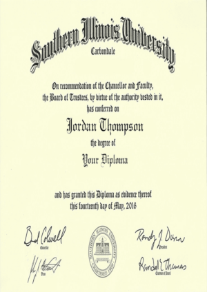 Buy college degree from The Southern Illinois University Carbondale