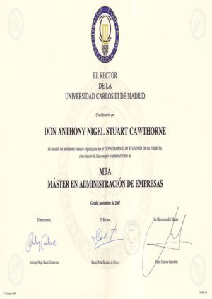 Buy college degree from the Universidad Carlos III de Madrid
