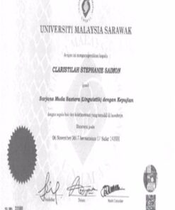 Buy college degree from The Universiti Malaysia Sarawak