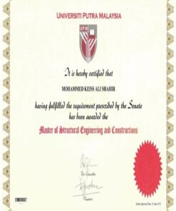 Buy college degree from The Universiti Putra Malaysia