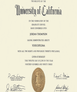Buy college degree from The University of California, Berkeley