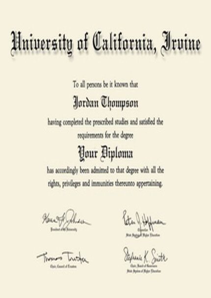 Buy college degree from The University of California, Irvine