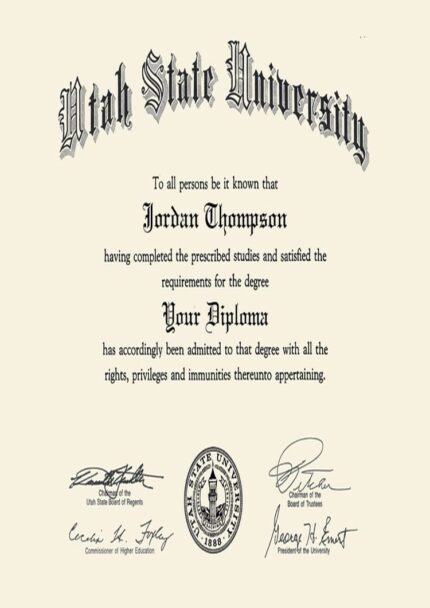 Buy college degree from The Utah State University