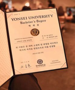 Buy college degree from the Yonsei University