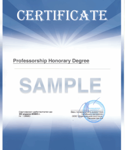 Buy Professorship Honorary Degree from Zhengzhou University